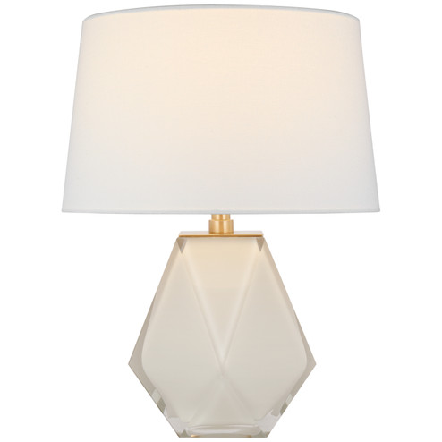 Gemma LED Table Lamp in White Glass (268|CHA8437WGL)