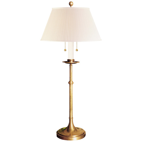 Dorchester Two Light Table Lamp in Antique-Burnished Brass (268|CHA8188ABS)
