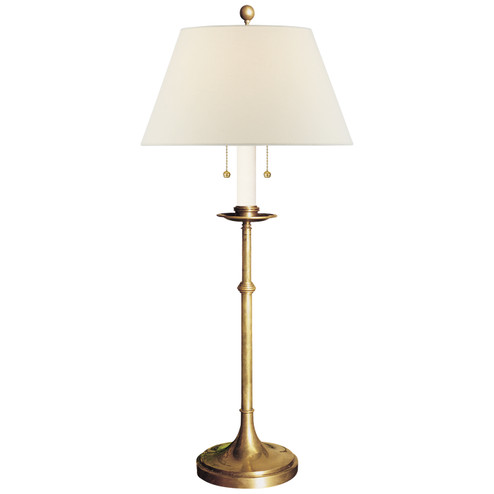 Dorchester Two Light Table Lamp in Antique-Burnished Brass (268|CHA8188ABL)