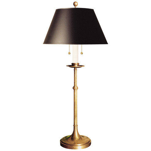 Dorchester Two Light Table Lamp in Antique-Burnished Brass (268|CHA8188ABB)