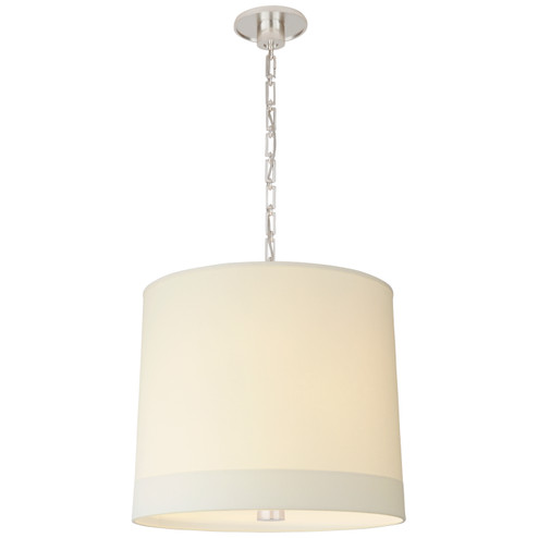 Simple Banded Two Light Hanging Lantern in Soft Silver (268|BBL5110SSL)