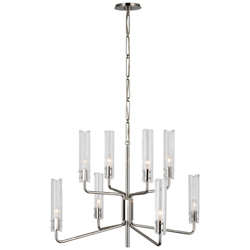 Casoria LED Chandelier in Polished Nickel (268|ARN5483PNCG)