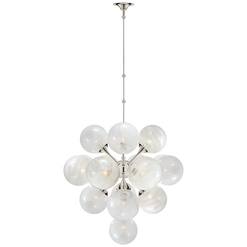 Cristol 17 Light Chandelier in Polished Nickel (268|ARN5402PNWG)