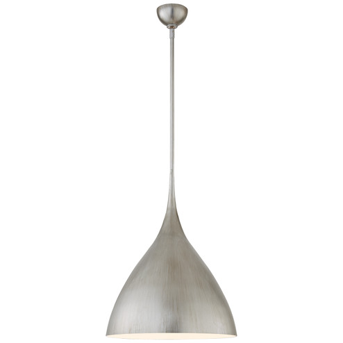 Agnes One Light Pendant in Burnished Silver Leaf (268|ARN5351BSL)