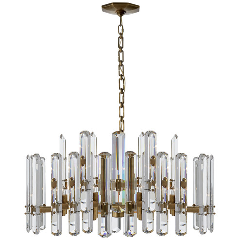 Bonnington 18 Light Chandelier in Hand-Rubbed Antique Brass (268|ARN5125HABCG)