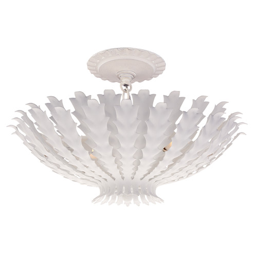 Hampton Three Light Chandelier in Plaster White (268|ARN4011PW)