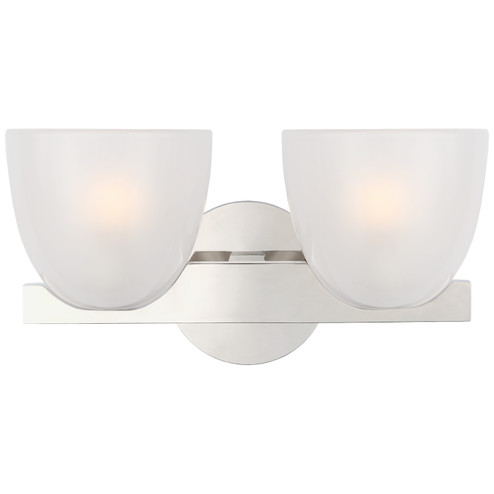 Carola LED Wall Sconce in Polished Nickel (268|ARN2492PNFG)