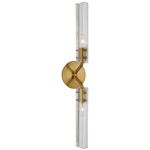 Casoria LED Wall Sconce in Hand-Rubbed Antique Brass (268|ARN2485HABCG)