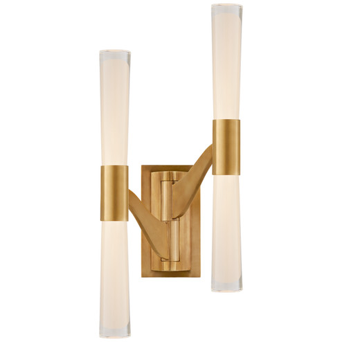 Brenta LED Wall Sconce in Hand-Rubbed Antique Brass (268|ARN2471HABCG)