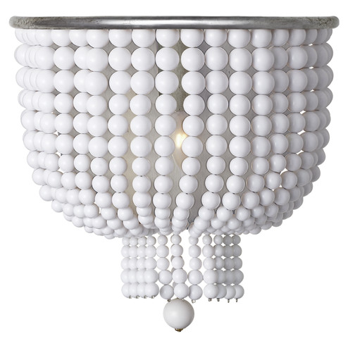 Jacqueline One Light Wall Sconce in Burnished Silver Leaf (268|ARN2103BSLWG)