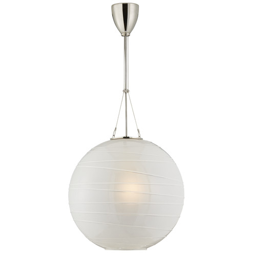 Hailey One Light Pendant in Polished Nickel (268|AH5015PNFG)