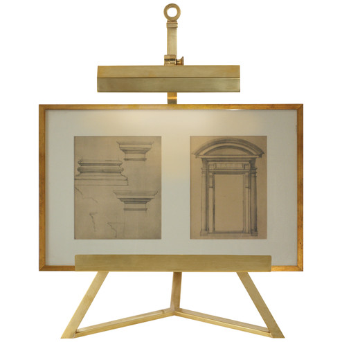 Estelle One Light Display Lamp in Natural Brass (268|AH3500NB)