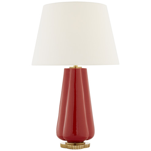 Penelope Two Light Table Lamp in Berry Red (268|AH3127BYRL)