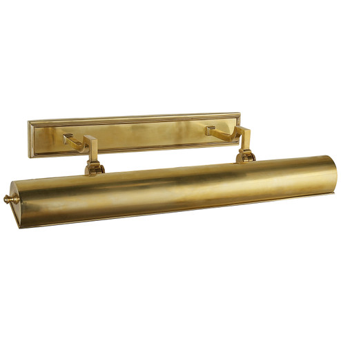 Dean Picture Light Two Light Picture Light in Natural Brass (268|AH2703NB)