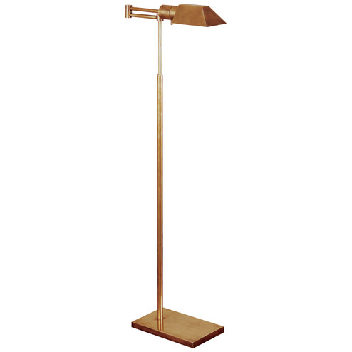 VC CLASSIC One Light Swing Arm Floor Lamp in Hand-Rubbed Antique Brass (268|81134HAB)