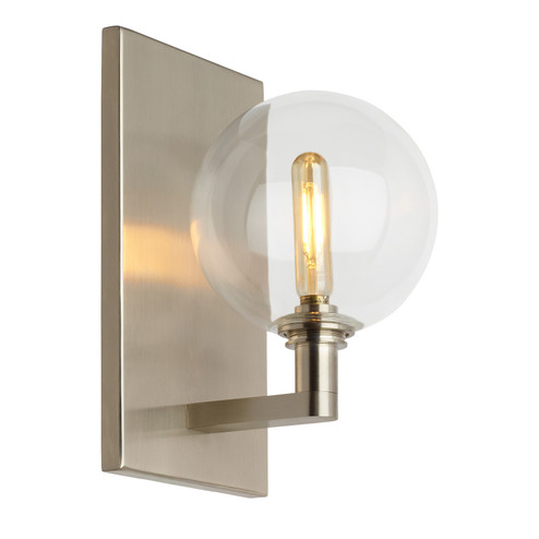 Gambit One Light Wall Sconce in Satin Nickel (182|700WSGMBSCS)