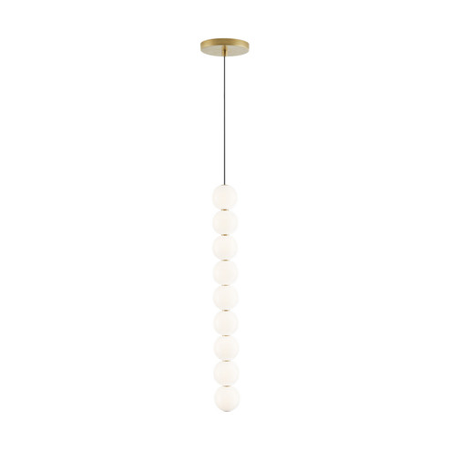 Orbet LED Pendant in Natural Brass (182|700TDOBT9NBLED927)