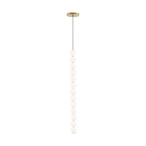 Orbet LED Pendant in Natural Brass (182|700TDOBT13NBLED927)