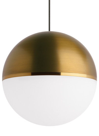 Akova LED Pendant in Aged Brass (182|700TDAKV13RBRLED927)