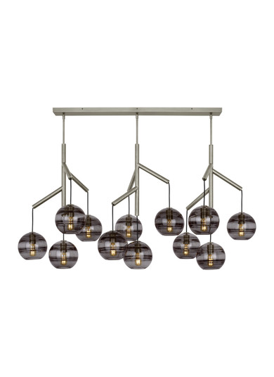 Sedona LED Chandelier in Satin Nickel (182|700SDNMPL3KSLED927)