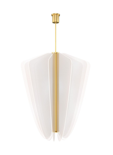 Nyra LED Chandelier in Plated Brass (182|700NYR42BRLED930)
