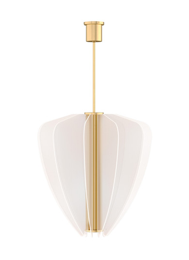 Nyra LED Chandelier in Plated Brass (182|700NYR30BRLED930)