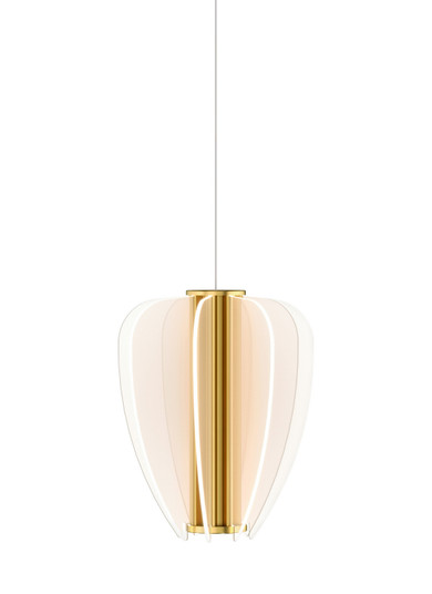 Nyra LED Pendant in Plated Brass (182|700MONYRBRLED930)