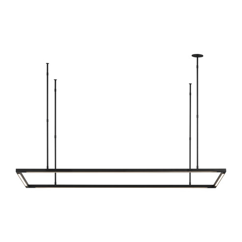 Stagger LED Linear Suspension in Nightshade Black (182|700LSSTG50BLED927)