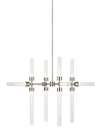Linger LED Chandelier in Polished Nickel (182|700LNG12NLED930)