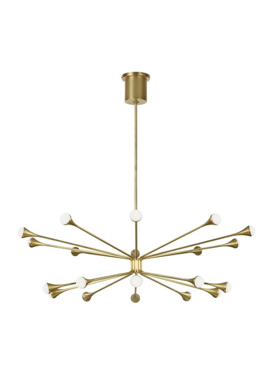 Lody LED Chandelier in Aged Brass (182|700LDY20RLED930)