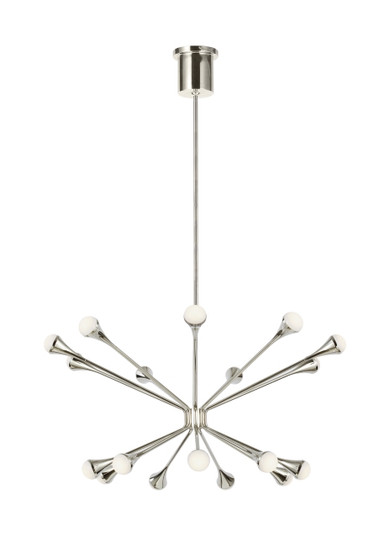 Lody LED Chandelier in Polished Nickel (182|700LDY18NLED930)