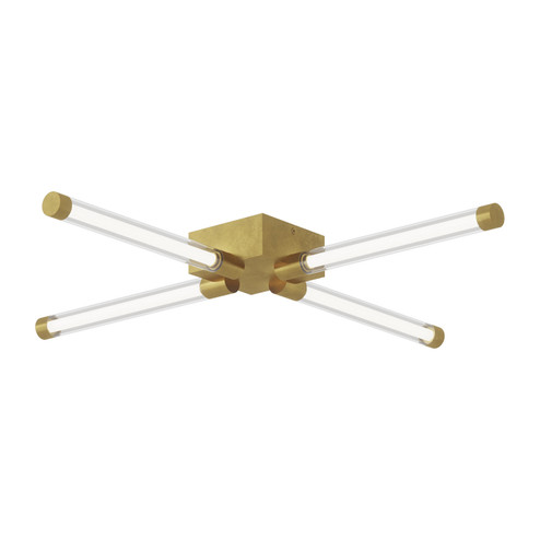 Phobos LED Flush Mount in Natural Brass (182|700FMPHB28NBLED927)