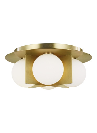 Orbel LED Flush Mount in Aged Brass (182|700FMOBLRLED930)