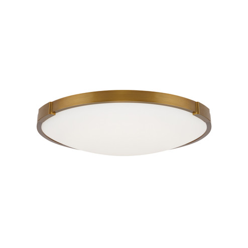 Lance LED Flush Mount in Aged Brass (182|700FMLNC13ALED930277)