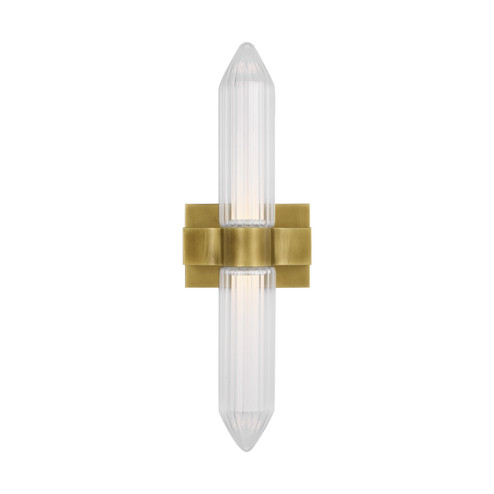 Langston LED Bath Sconce in Plated Brass (182|700BCLGSN23BRLED927)