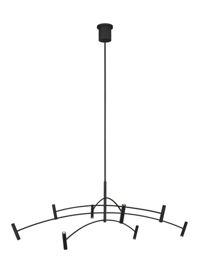 Aerial LED Chandelier in Matte Black (182|700ARL60BLED930)