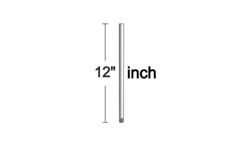 Universal Downrod in Polished Nickel (71|DR12PN)