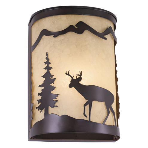 Bryce One Light Wall Sconce in Burnished Bronze (63|WS55408BBZ)