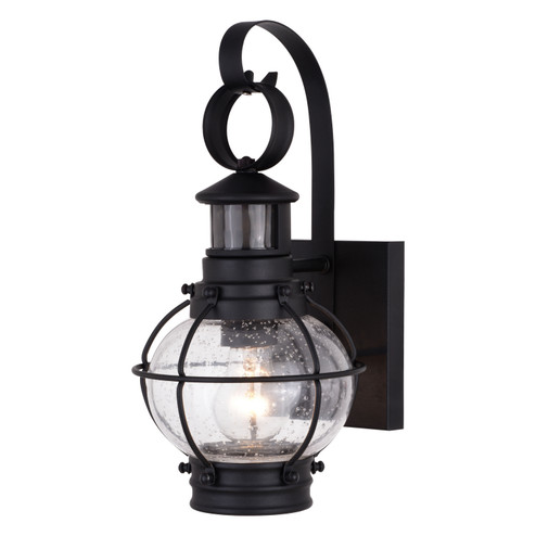 Chatham One Light Outdoor Motion Sensor Wall Mount in Textured Black (63|T0606)