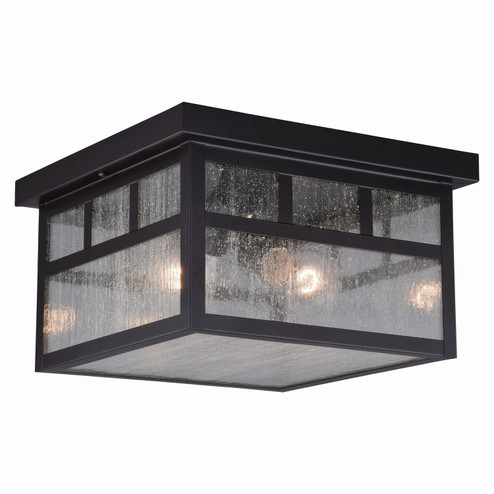 Mission Two Light Outdoor Flush Mount in Oil Burnished Bronze (63|T0440)