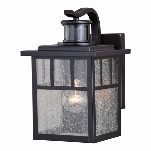 Mission One Light Motion Sensor Outdoor Wall Light in Oil Burnished Bronze (63|T0437)