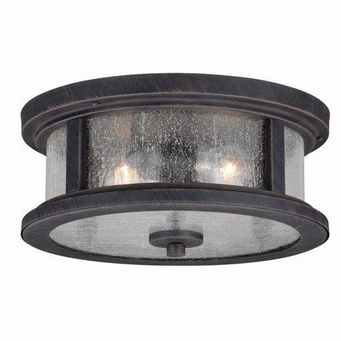 Cumberland Two Light Outdoor Flush Mount in Rust Iron (63|T0290)