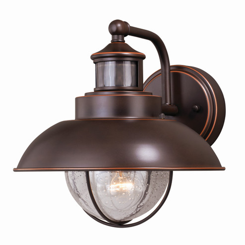 Harwich One Light Motion Sensor Outdoor Wall Light in Burnished Bronze (63|T0263)