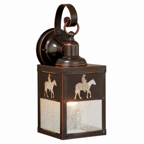 Trail One Light Outdoor Wall Mount in Burnished Bronze (63|T0110)
