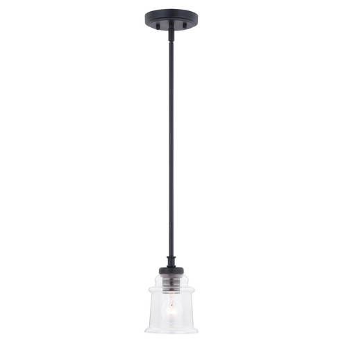 Toledo One Light Mini Pendant in Matte Black (63|P0306)