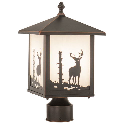 Bryce One Light Outdoor Post Mount in Burnished Bronze (63|OP33585BBZ)