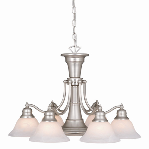 Standford Seven Light Chandelier in Brushed Nickel (63|CH30307BN)