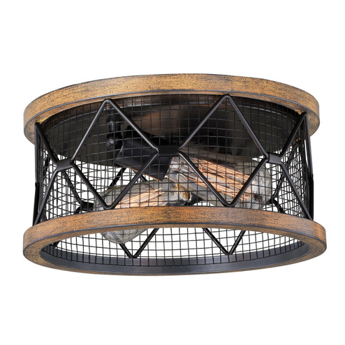 Bremerton Two Light Flush Mount in Oil Rubbed Bronze/Burnished Teak (63|C0189)