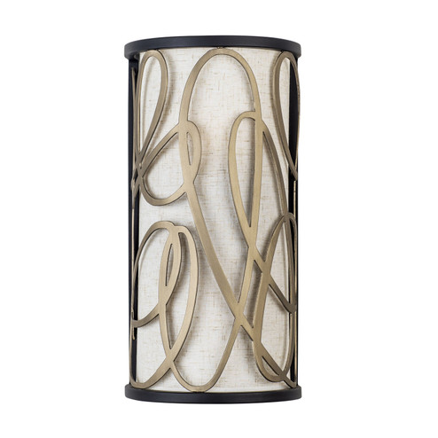 Scribble Two Light Wall Sconce in Matte Black/Artifact (137|381W02MBAR)