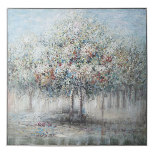 Fruit Trees Wall Art in Metallic Silver (52|42518)